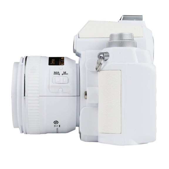 Non-Working Fake Dummy DSLR Camera Model DF Model Room Props Ornaments Display Photo Studio Camera Model Props, Color:White(Without Hood)