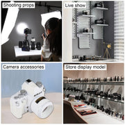 Non-Working Fake Dummy DSLR Camera Model DF Model Room Props Ornaments Display Photo Studio Camera Model Props, Color:White(Without Hood)