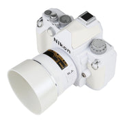 Non-Working Fake Dummy DSLR Camera Model DF Model Room Props Ornaments Display Photo Studio Camera Model Props, Color:White(With Hood)