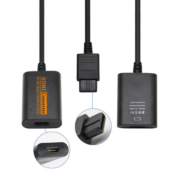 720P Retro Game Console Video Converter HDMI Converter for NGC/N64/SNES/SFC