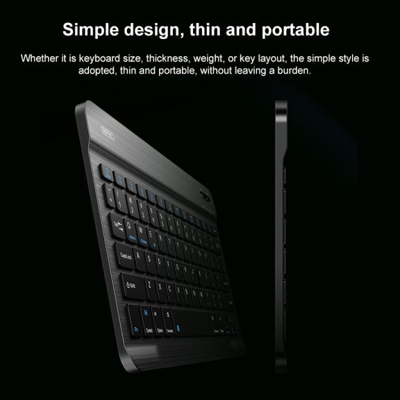 YS-001 7-8 inch Tablet Phones Universal Mini Wireless Bluetooth Keyboard, Style:Only Keyboard(White)