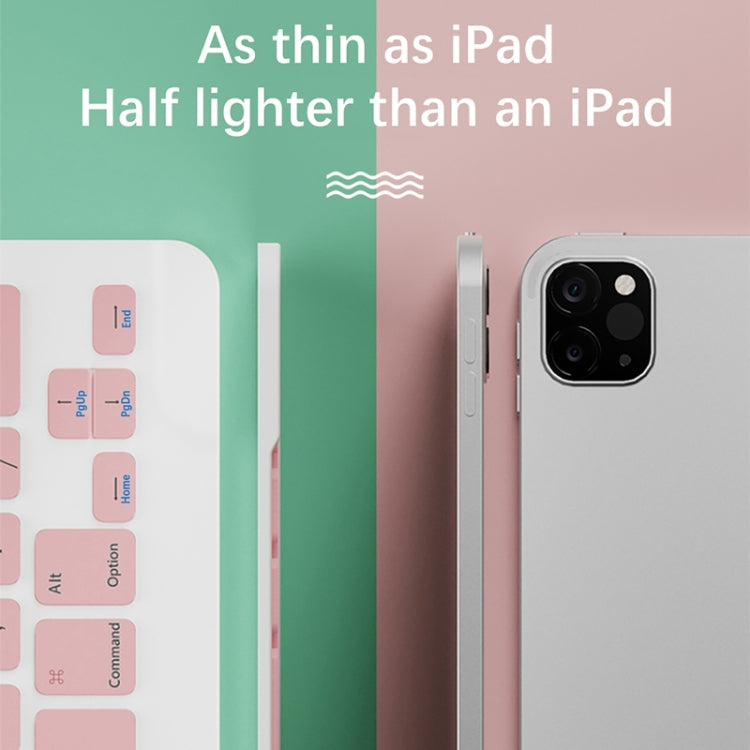 Universal Ultra-Thin Portable Bluetooth Keyboard For Tablet Phones, Size:7 inch(Pink Keyboard) - Universal Keyboard by PMC TechLife | Online Shopping South Africa | PMC TechLife