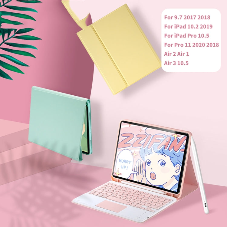 Universal Ultra-Thin Portable Bluetooth Keyboard and Mouse Set For Tablet Phones, Size:10 inch(Yellow Keyboard + Yellow mouse) - free shipping - PMC TechLife - Order now!