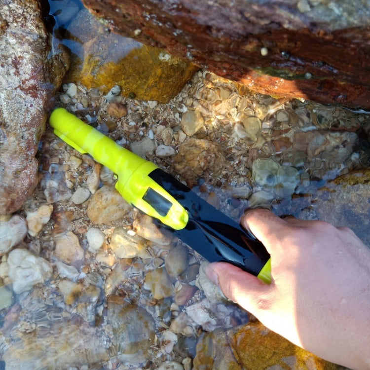 HS-10 Handheld Water-resistant Metal Detector LCD Display Metal Positioning Rod(Fluorescent Green)
