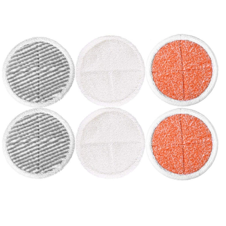 2 PCS Steam Mop Cleaning Replacement Cloth for Bissell 2124/2039A Series(Orange)