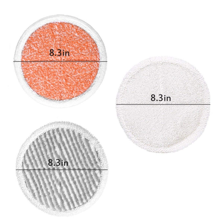 2 PCS Steam Mop Cleaning Replacement Cloth for Bissell 2124/2039A Series(Orange)