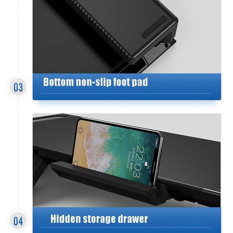 AP2002-2-A Display Increase Rack Notebook Storage BracketOlmaster, Style:Plus Storage Box - Laptop Stand by PMC Jewellery | Online Shopping South Africa | PMC Jewellery | Buy Now Pay Later Mobicred