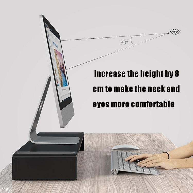 AP2002-2-A Display Increase Rack Notebook Storage BracketOlmaster, Style:Plus Storage Box