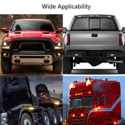 5 PCS MK-095 24V 20 LEDs Universal Truck Side Lights Truck Trailer Tail Lights(Yellow)