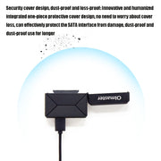 Olmaster External Notebook Hard Drive Adapter Cable Easy Drive Cable USB3.0 to SATA Converter, Style:Hard Disk Dedicated, Size:3.5 Inch (US Plug)