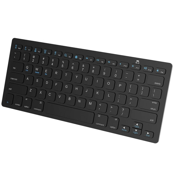 X5 Ultra-Thin Mini Wireless Keyboard + Wireless Mouse Set, Support Win / Android / IOS System(Black)