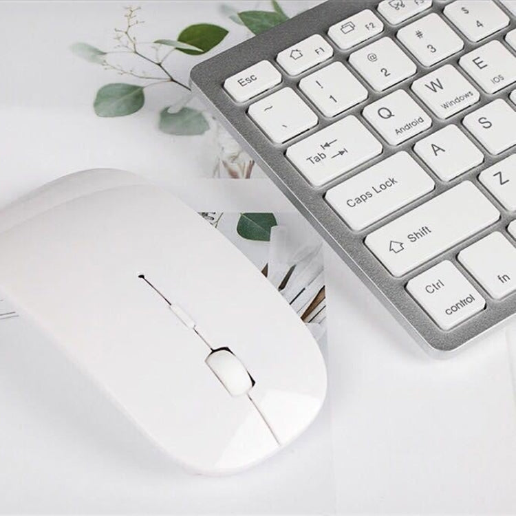 X5 Ultra-Thin Mini Wireless Keyboard + Wireless Mouse Set, Support Win / Android / IOS System(Black)