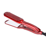 220V Professional Ceramic Corrugated Curling Iron(Red)