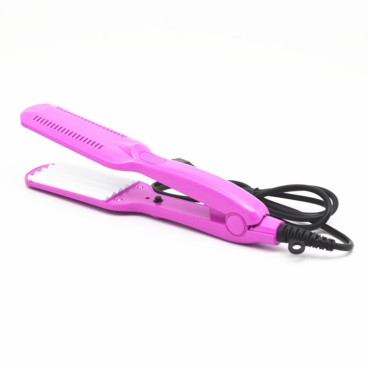 220V Professional Ceramic Corrugated Curling Iron(Rose red) - free shipping - PMC TechLife - Order now!