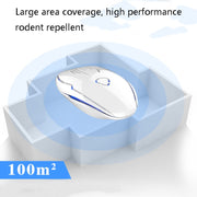 DC-9015 Household Energy-saving Multi-function Variable Frequency Ultrasonic Electronic Mouse and Mosquito Repellent, Style:US Plug(Black)