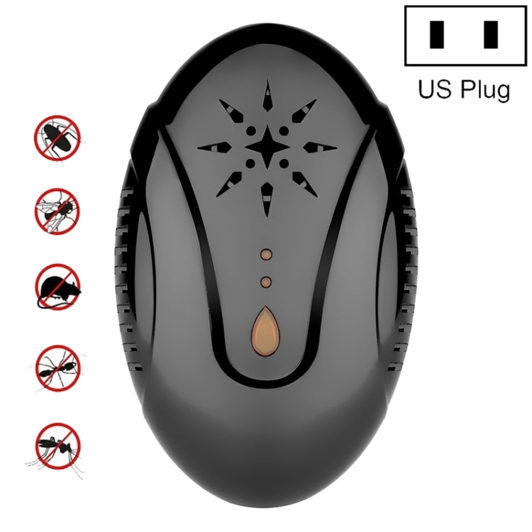 DC-9007 Ultrasonic Mosquito Repellent Portable Insect Repellent, Style:US Plug(Black) - Repellents by PMC TechLife | Online Shopping South Africa | PMC TechLife | Buy Now Pay Later Mobicred