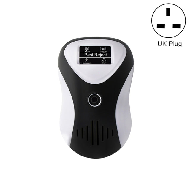 DC-9017A Ultrasonic Mouse Repeller Energy-Saving Silent Insect Repeller Multifunctional Mosquito Repellent And Insect Repellent(UK Plug)