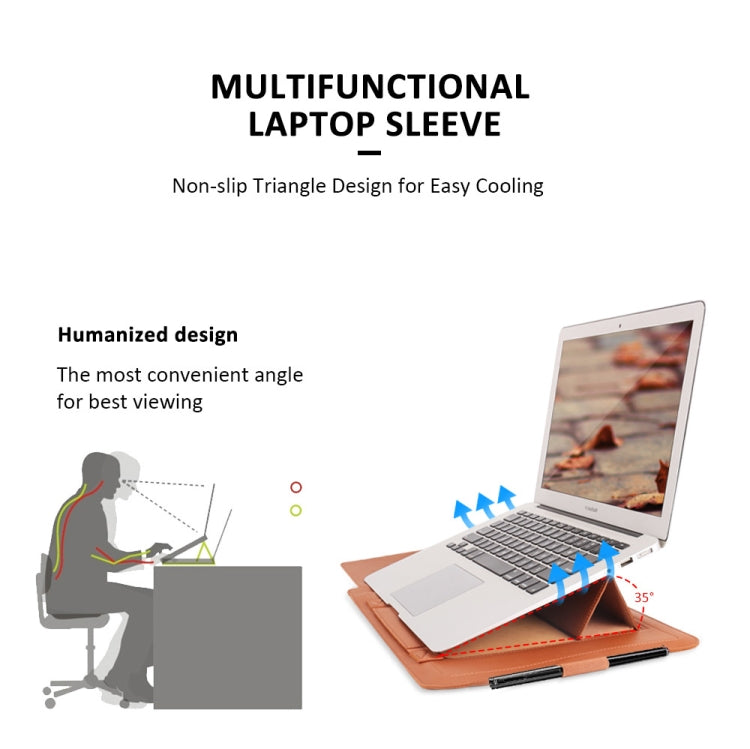 A2 4 in 1 Computer Bracket Liner Bag Storage Bag, Size:13/14 inch(Black) - 14.1 inch by PMC TechLife | Online Shopping South Africa | PMC TechLife | Buy Now Pay Later Mobicred