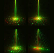 R90 8W UV Mini Laser Light Sound Control Induction Stage Atmosphere Light Bar KTV Laser Light, Specification: Built-in Battery Charging