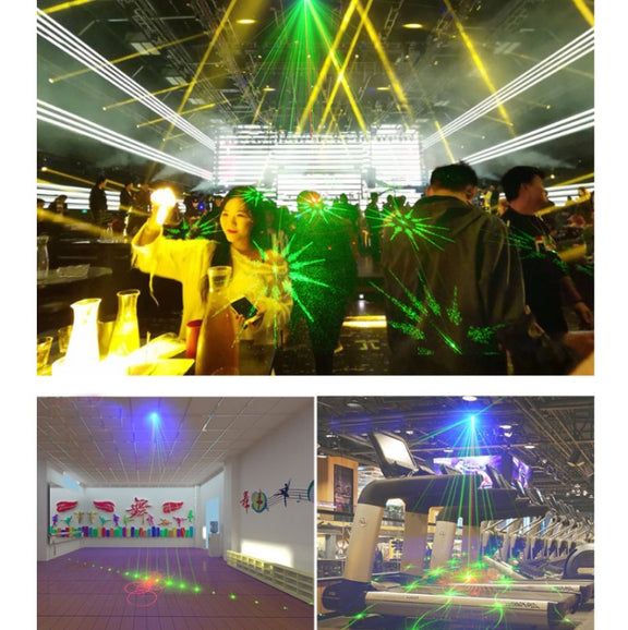 R90 8W UV Mini Laser Light Sound Control Induction Stage Atmosphere Light Bar KTV Laser Light, Specification: Built-in Battery Charging