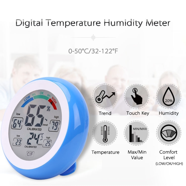 TS-S93 Multifunctional Digital Thermometer Hygrometer Temperature Humidity Meter, Value Trend Display C/Funit - Indoor Thermometer by PMC TechLife | Online Shopping South Africa | PMC TechLife