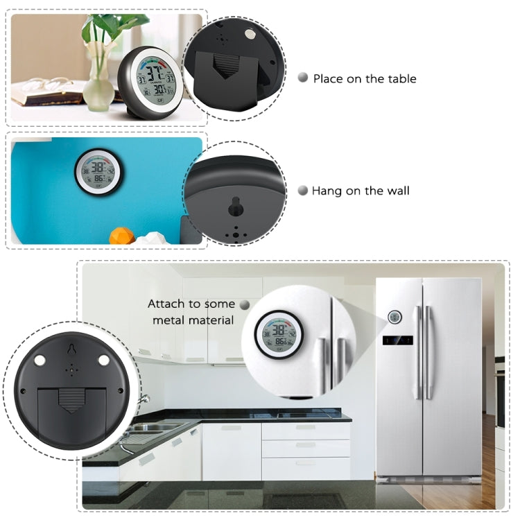 TS-S93 Multifunctional Digital Thermometer Hygrometer Temperature Humidity Meter, Value Trend Display C/Funit - Indoor Thermometer by PMC TechLife | Online Shopping South Africa | PMC TechLife