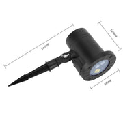 30W Remote Control Outdoor Water-resistant Laser Light Garden Decoration Lawn Lamp , Green Light + Red Light(UK Plug)