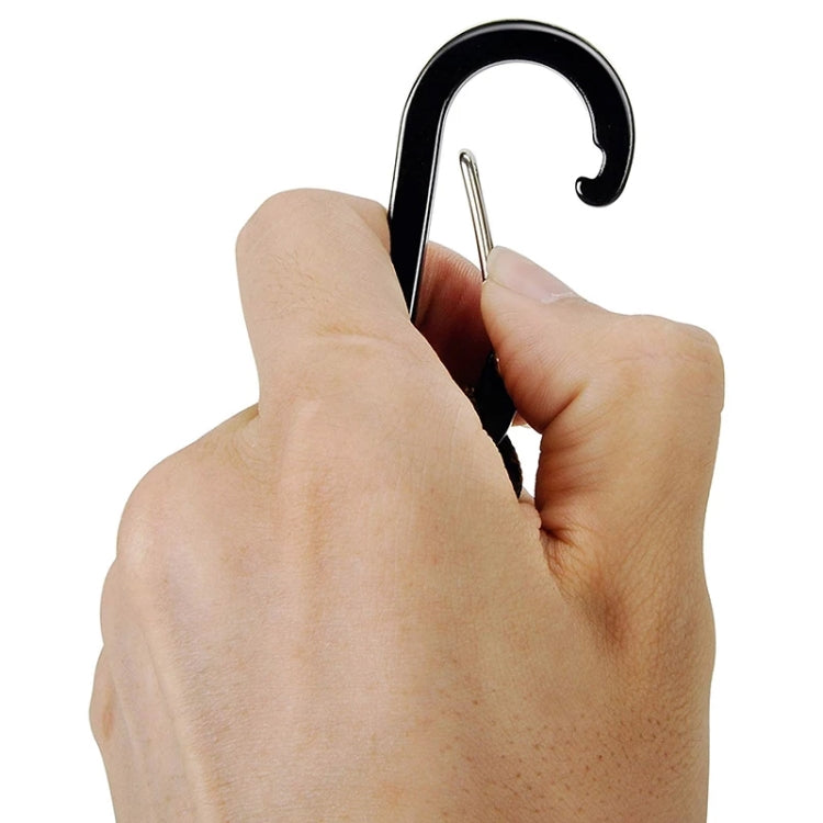 Outdoor Multifunctional Nylon Umbrella Rope Carabiner Key Chain(Army green) - free shipping - PMC Jewellery - Order now!