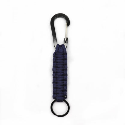 Outdoor Multifunctional Nylon Umbrella Rope Carabiner Key Chain(Deep Blue) - free shipping - PMC Jewellery - Order now!