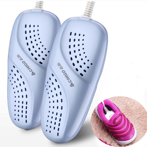 Chigo 220V Shoe Dryer Household Adult And Child Warm Shoe Dryer, CN Plug, Style:07 Children Blue