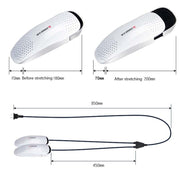 Chigo 220V Shoe Dryer Household Adult And Child Warm Shoe Dryer, CN Plug, Style:02 Timing