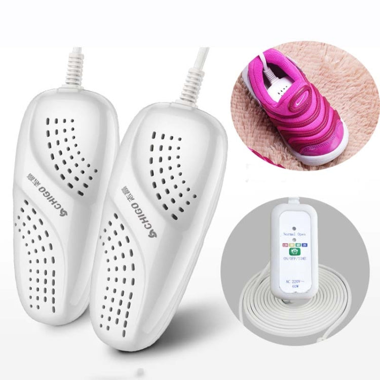 Chigo 220V Shoe Dryer Household Adult And Child Warm Shoe Dryer, CN Plug, Style:Children White Timing - free shipping - PMC TechLife - Order now!