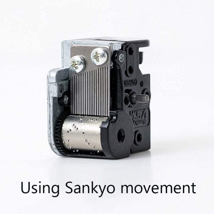 Girl Bedside Lamp Crystal Ball Wooden Base Music Box Charging Glow Rotating Night Light, Random Music(Ballet) - free shipping - PMC TechLife - Order now!