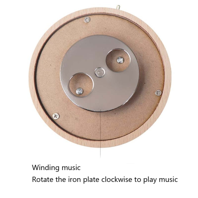 Girl Bedside Lamp Crystal Ball Wooden Base Music Box Charging Glow Rotating Night Light, Random Music(Whale) - Novelty Lighting by PMC TechLife | Online Shopping South Africa | PMC TechLife | Buy Now Pay Later Mobicred