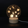 3D Atmosphere Decorative Light Acrylic Inner Carved LED Night Light Creative Girl Table Lamp(Cartoon Astronaut) - Novelty Lighting by PMC TechLife | Online Shopping South Africa | PMC TechLife | Buy Now Pay Later Mobicred