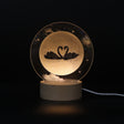 3D Atmosphere Decorative Light Acrylic Inner Carved LED Night Light Creative Girl Table Lamp(Full Moon Swan) - Novelty Lighting by PMC TechLife | Online Shopping South Africa | PMC TechLife | Buy Now Pay Later Mobicred