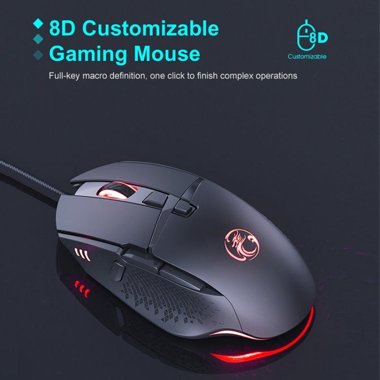 iMICE T91 8 Keys 7200DPI USB Wired Luminous Gaming Mouse, Cable Length: 1.8m - free shipping - PMC TechLife - Order now!