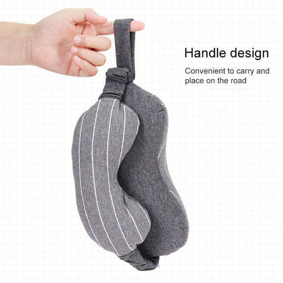 Business Travel Portable Pillow Eye Protection(Dark Grey)