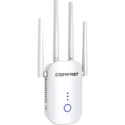COMFAST CF-WR758AC Dual Frequency 1200Mbps Wireless Repeater 5.8G WIFI Signal Amplifier, EU Plug