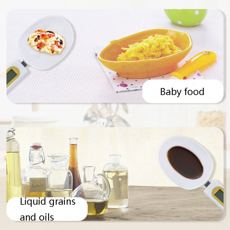 ABS Electronic Measuring Spoon Spoon Weighing Measuring Tool, Specification: 500g/0.1g, Colour: White - Kitchen Scales by PMC TechLife | Online Shopping South Africa | PMC TechLife