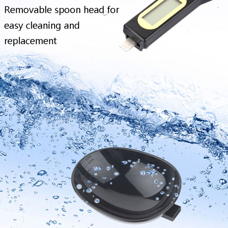 ABS Electronic Measuring Spoon Spoon Weighing Measuring Tool, Specification: 500g/0.1g, Colour: Black - Kitchen Scales by PMC Jewellery | Online Shopping South Africa | PMC Jewellery | Buy Now Pay Later Mobicred
