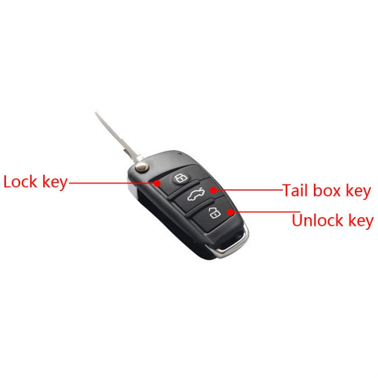 5pcs /Set Car Remote Control Central Lock Keyless Entry System 12V Universal Model Key - free shipping - PMC Jewellery - Order now!