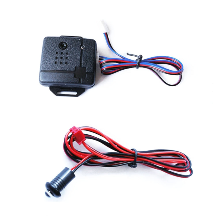 2 Set Universal Sound And Light Car Alarm 12V Vehicle Alarm System Bullet Key Remote Control - free shipping - PMC TechLife - Order now!