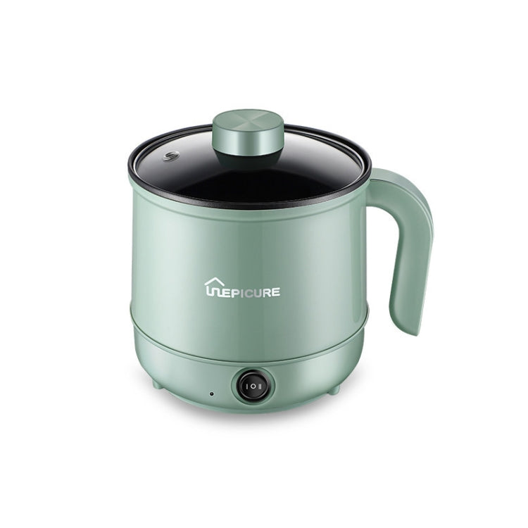 Multi-Function Electric-Cooker Mini Dormitory Student Cooking Rice Stir Frying Non-Stick Pot, 110V US Plug, Colour: Green Manual Single Pot(1.7L) - free shipping - PMC TechLife - Order now!