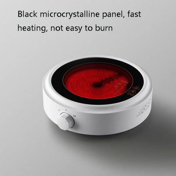 Mini Small Electrical Ceramic Stove Tea Cooker Induction Cooker, CN Plug(Black)