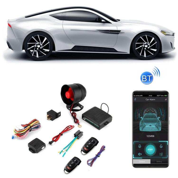 2 Set One-Way Car Anti-Theft Alarm Mobile Phone APP Control Anti-Theft Alarm - Security Alarm System by PMC TechLife | Online Shopping South Africa | PMC TechLife | Buy Now Pay Later Mobicred