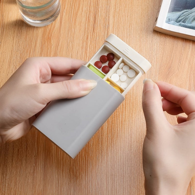 3 PCS Portable Sealed Pill Storage Box Divided Into Compartments Portable Mini Pill Box(Blue) - free shipping - PMC TechLife - Order now!