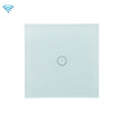 Wifi Wall Touch Panel Switch Voice Control Mobile Phone Remote Control, Model: White 1 Gang (Zero Firewire Zigbee) - Smart Switch by PMC TechLife | Online Shopping South Africa | PMC TechLife | Buy Now Pay Later Mobicred