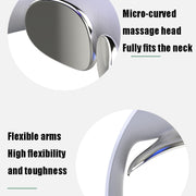 JKP LG-A3 Cervical Vertebra Massager Mini Folding  Meridian Neck Protection Physiotherapy, Size: 159x129x61.5 mm(White)