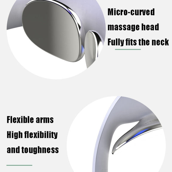 JKP LG-A3 Cervical Vertebra Massager Mini Folding  Meridian Neck Protection Physiotherapy, Size: 159x129x61.5 mm(Gray)